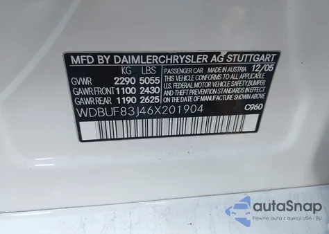 2006 Mercedes-Benz E 500 4Matic из США, поврежденный, VIN WDBUF83J46X201904